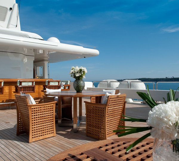 Sun Deck On Yacht BOADICEA