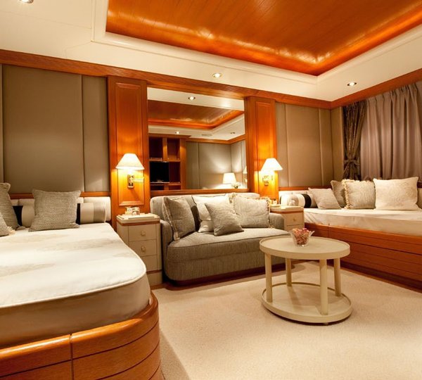 Sitting: Yacht BOADICEA's Guest's Cabin Pictured