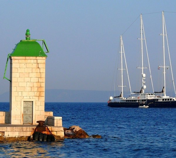 Overview Taken From Shoreline On Board Yacht ENIGMA