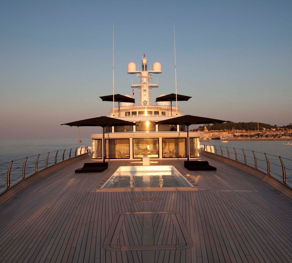 Fore Deck Aboard Yacht AIR in the Mediterranean