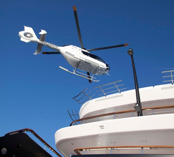 Helicopter On Board Yacht AIR