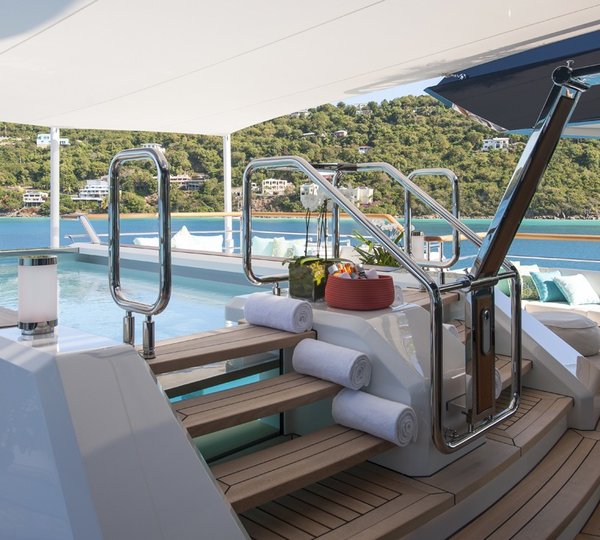 Swim Swimming Pool On Yacht SOLANDGE