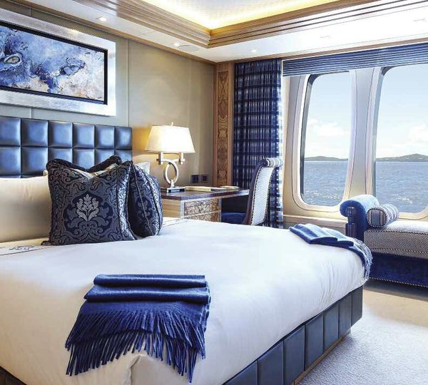 Guest's Suite On Board Yacht SOLANDGE