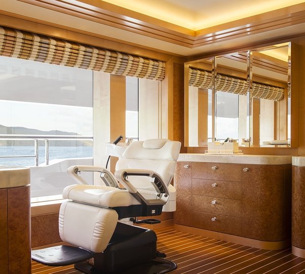 Hair Saloon Aboard Yacht SOLANDGE