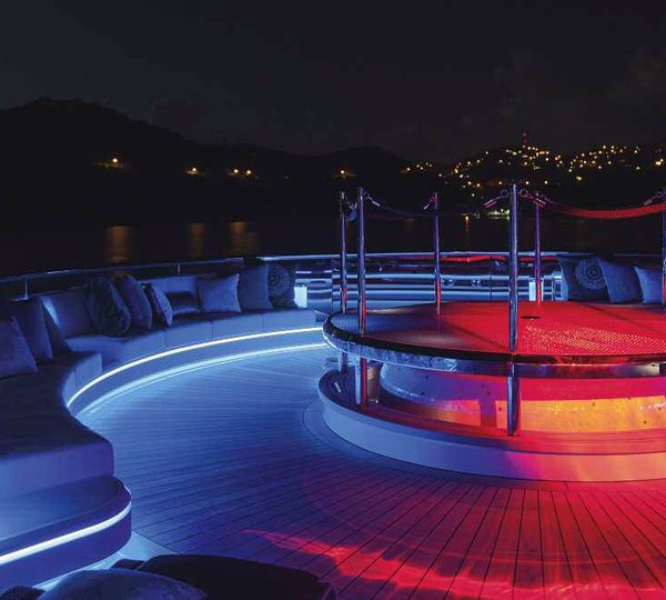 External Including Underlighting On Yacht SOLANDGE