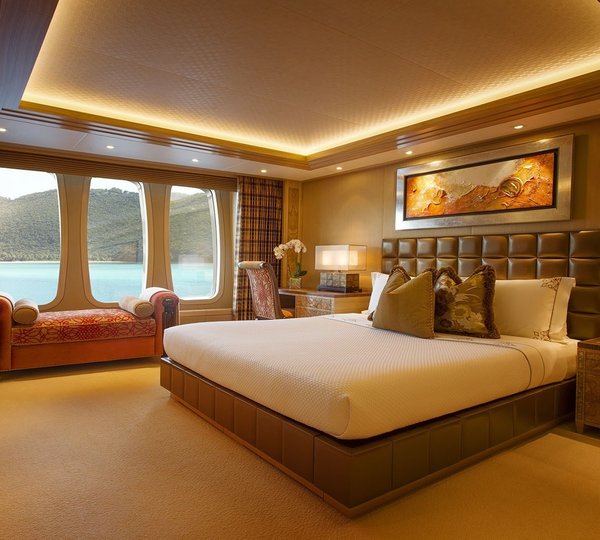 Double Sized Guest's Suite On Board Yacht SOLANDGE