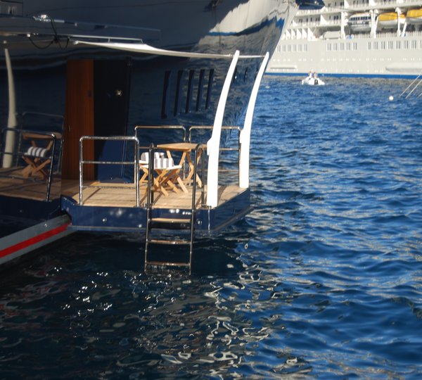 Swimming Balcony / Terrace On Yacht SEVEN SEAS