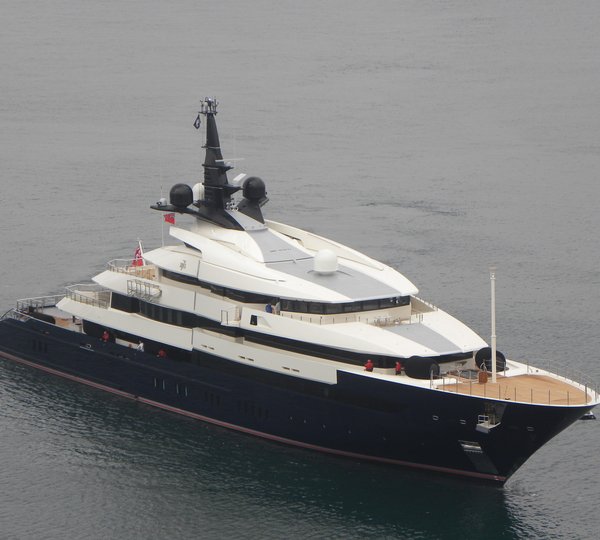 From Above Profile Aboard Yacht SEVEN SEAS