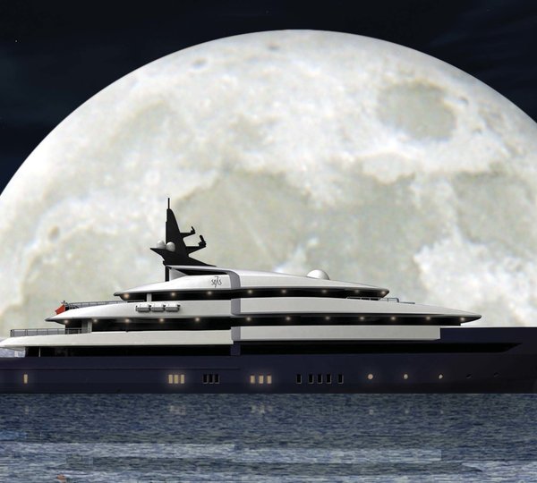 Evening: Yacht SEVEN SEAS's Artist Rendering Captured