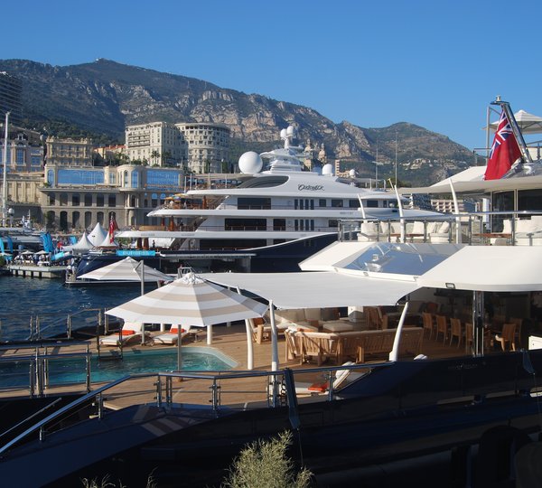 Swimming Pool With Sun Deck: Yacht SEVEN SEAS's Stationary Pictured