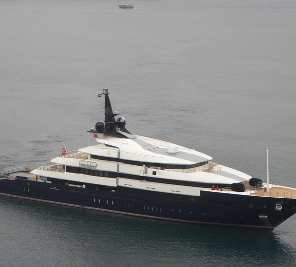 From Above Profile On Yacht SEVEN SEAS