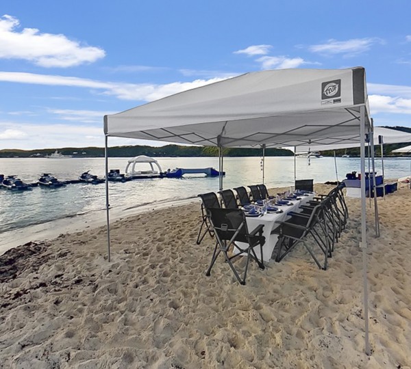 Beach Set Up With Toys