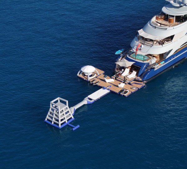 Super Yacht  Stern View