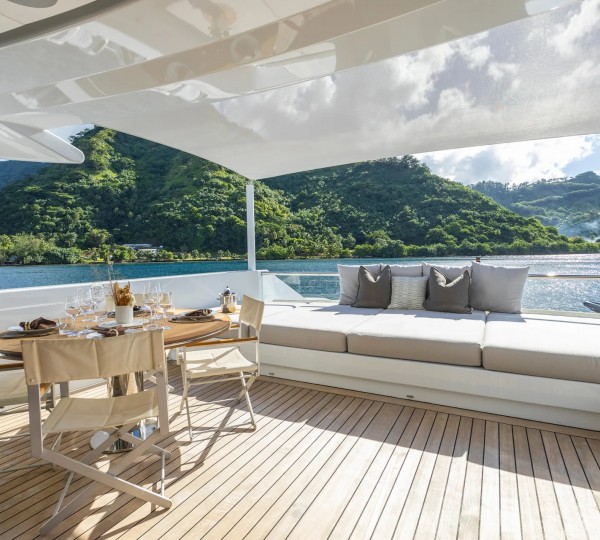 Seating And Dining On Owner's Deck