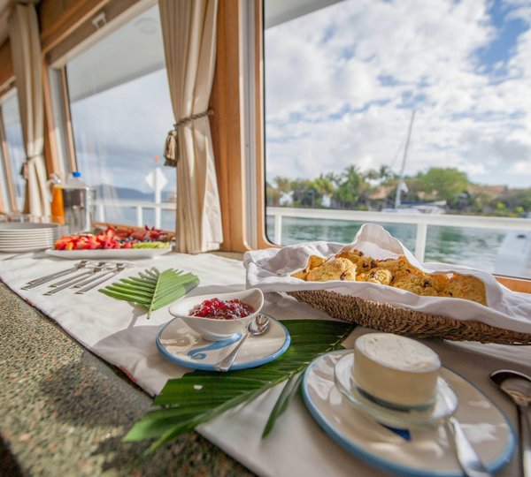 Breakfast on board