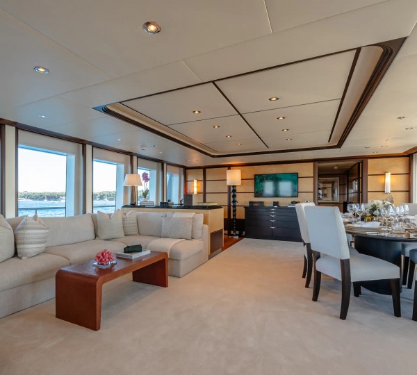 Salon And Formal Dining On Main Deck