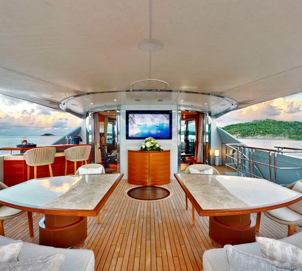 Sun Deck-Jacuzzi  Aft View