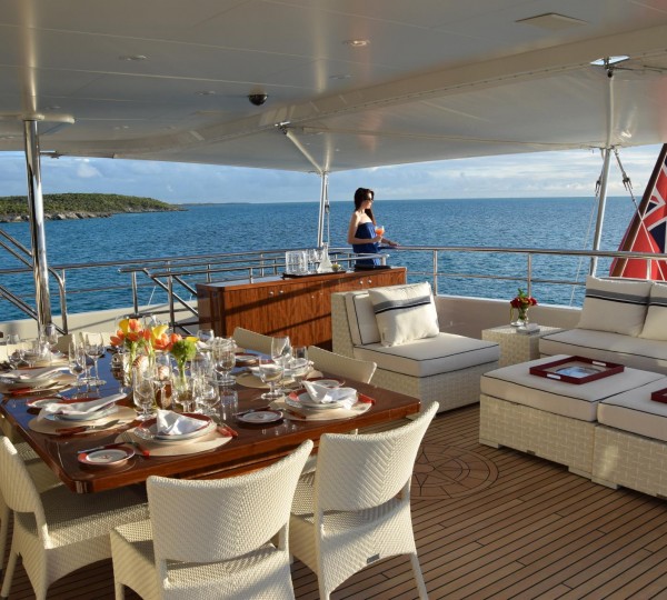 Aft Deck Dining Setting