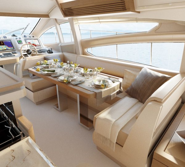 Azimut 64 Flybridge - salon