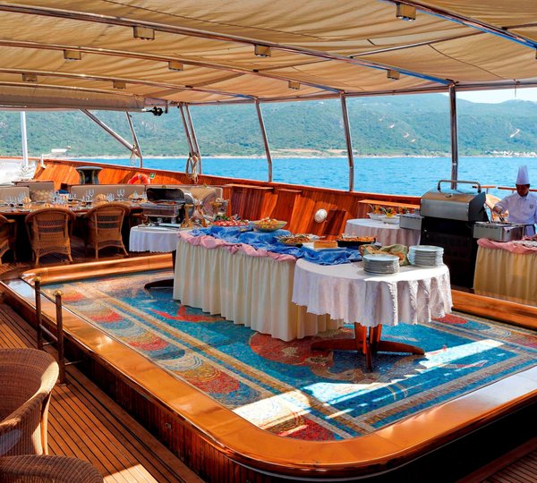 Buffet On Aft Deck