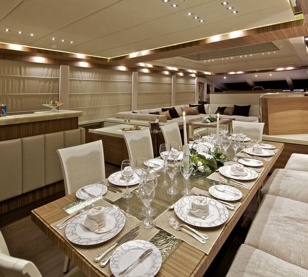 Formal Dining Setting For Dinner