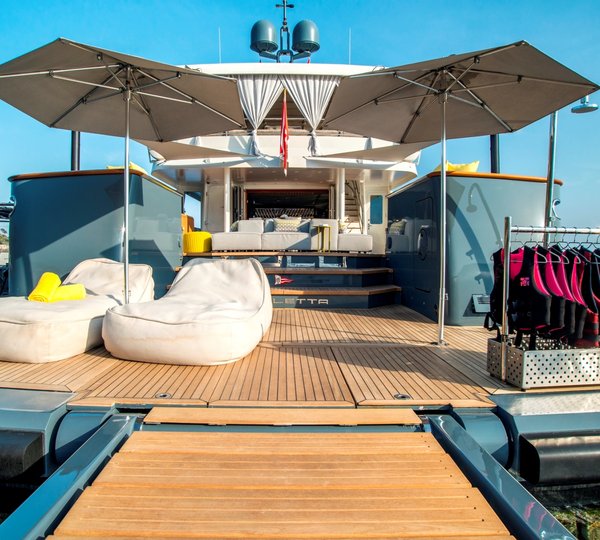Inace Motor Yacht ZULU - Main Aft Deck © Edmiston