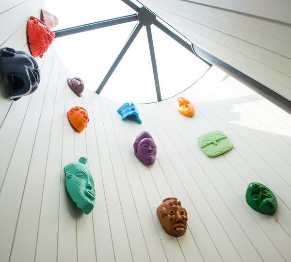 MENORCA Stunning Collection Of African Masks On The Stairwell 