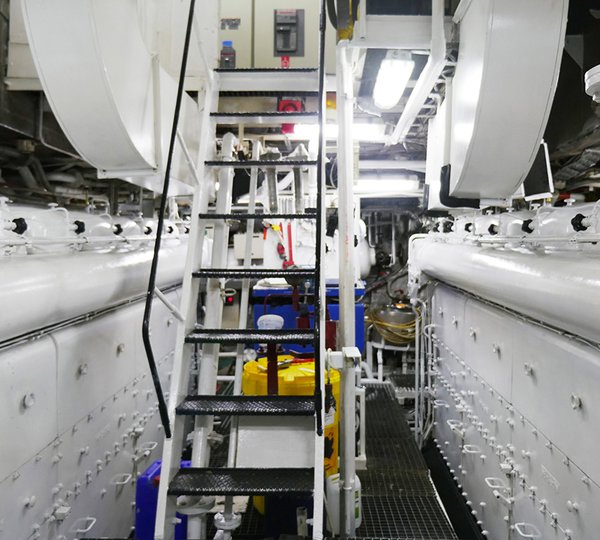 MENORCA Yacht Engine Room 