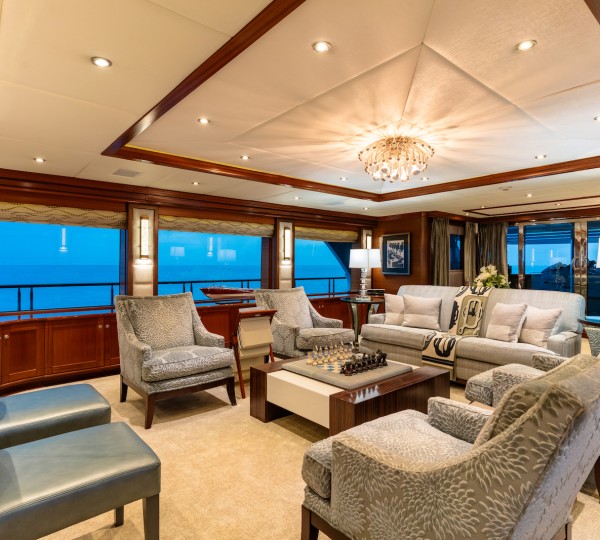 Main Salon Facing Aft 