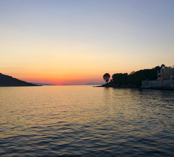 Mesmerising Sunset In Greece