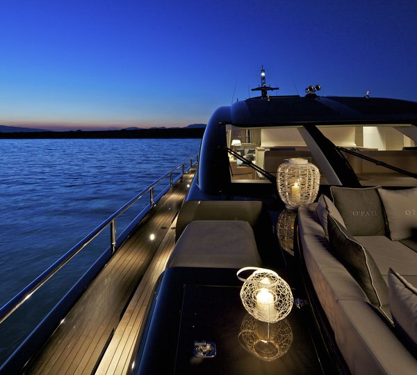 Mood Lighting At Night On The Fore Deck