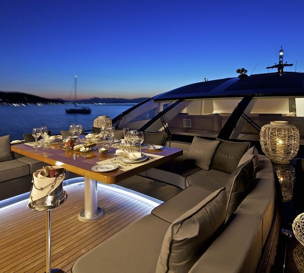 OPATI Lights And Flybridge At Night