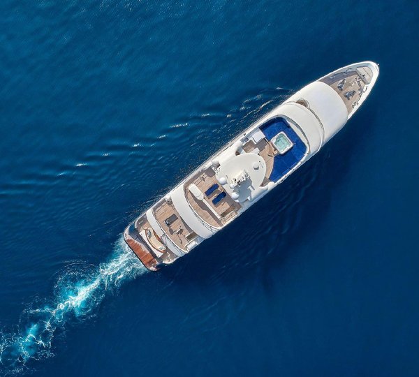 M/Y SERENITY II - Aerial view