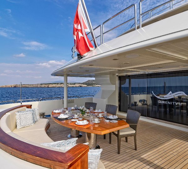 Main aft deck dining