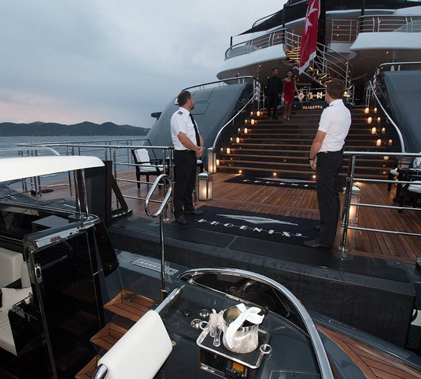 Ready To Hop Abaord The Tender For A Night Out Moran