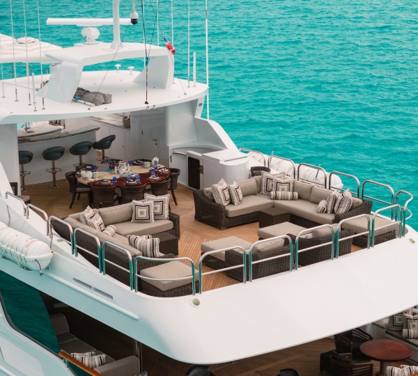 Sun Deck Lounge Aerial View Aft - Photo Credit Ocean Air Media