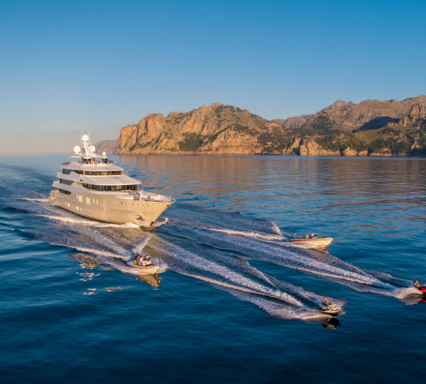Superyacht Eminence With Water Toys
