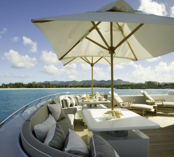 Yacht CHARISMA By Feadship - Sundeck, Caribbean