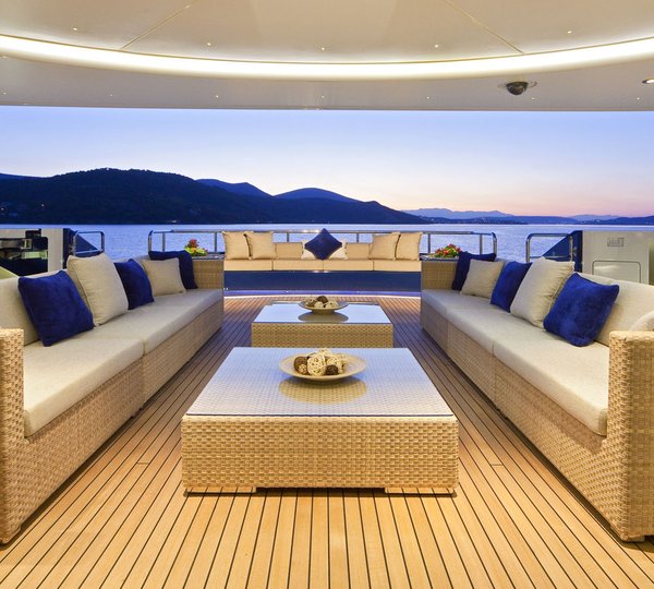 Yacht MARY JEAN II By ISA - Aft Deck Seating