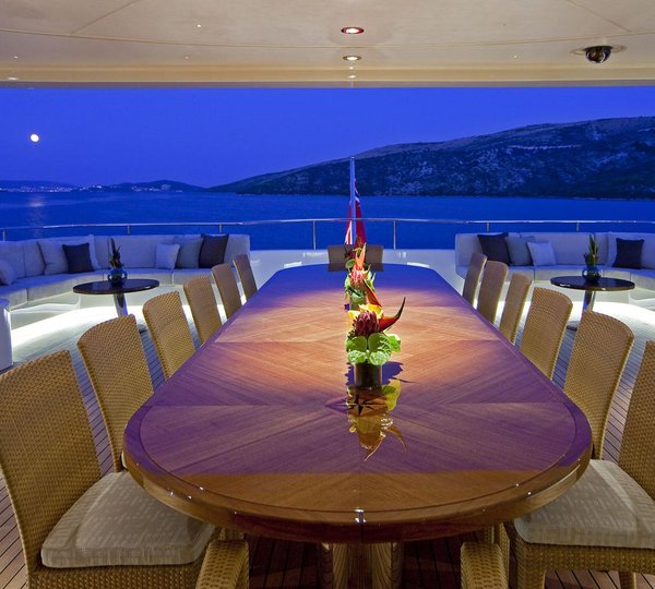 Yacht MARY JEAN II By ISA - Al Freco Dining