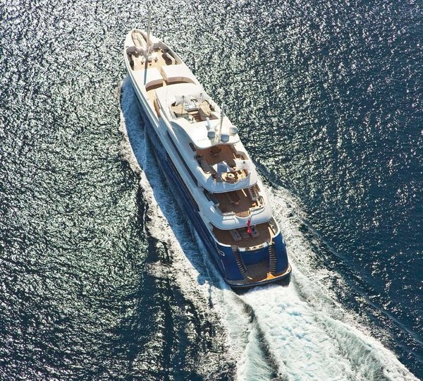 Yacht MARY JEAN II By ISA - From The Air