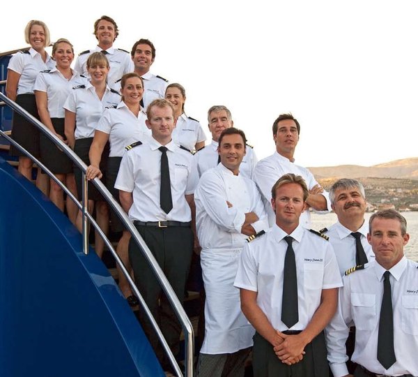 Yacht MARY JEAN II By ISA - The Crew, At Time Of Pic