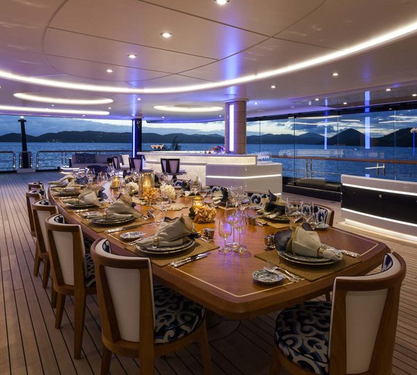 Yacht Solandge - Al Fresco Dining