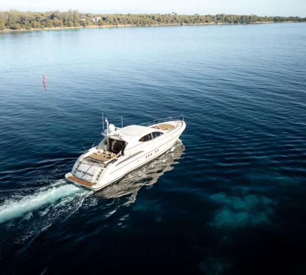 Aerial View Of The Yacht