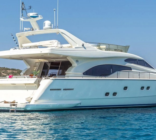 Aft View Of The Yacht