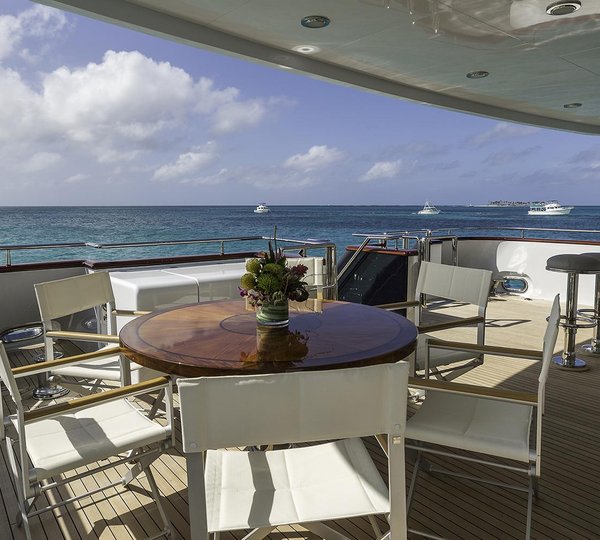 Main Aft Deck Dining Area Alfresco