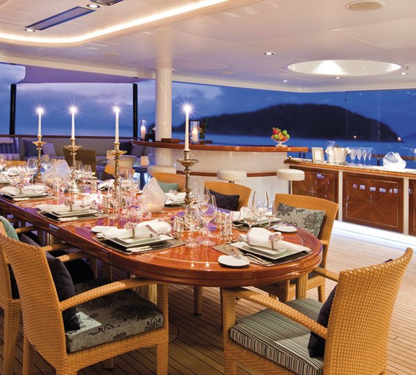 Alfresco dining area