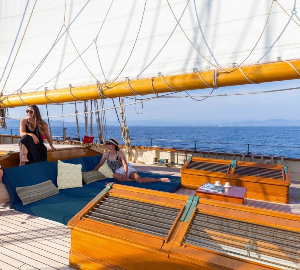 Relaxing On The Deck