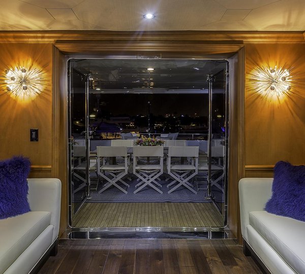 Sky Lounge Looking Out At Aft Deck