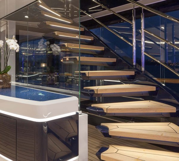 Stairs From Owners Deck